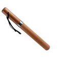 Wood Muddler with leather strap
